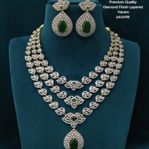 CZ Diamond Layered Necklace For Women