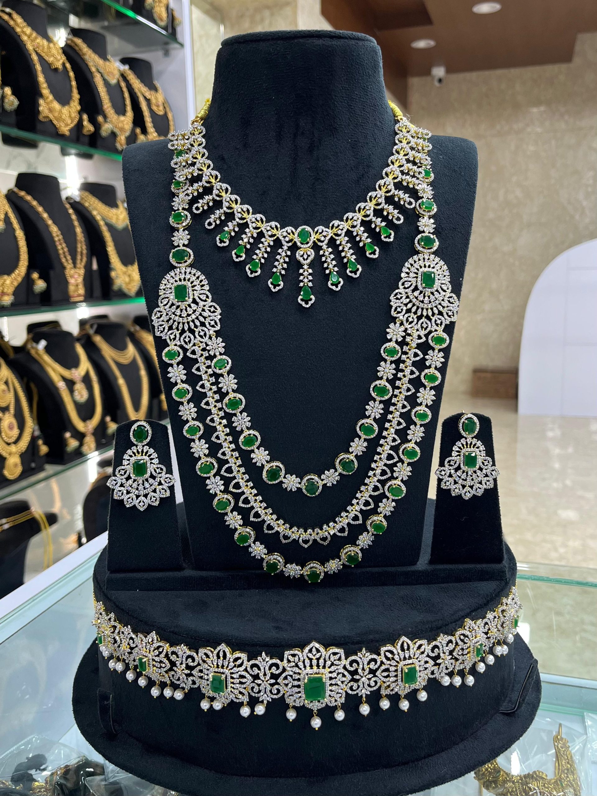 Bridal Jewellery Sets In CZ Diamonds - Image 4