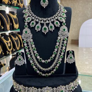 Bridal Jewellery Sets In CZ Diamonds