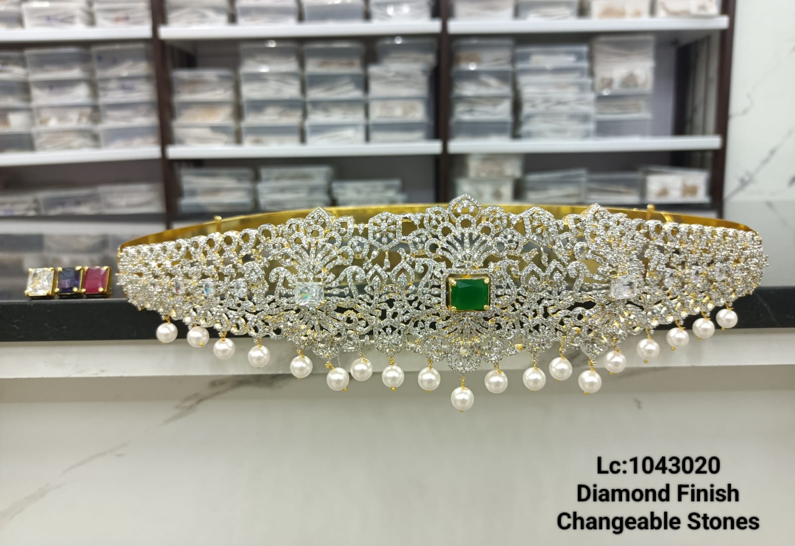 CZ Diamond Bridal Vaddanam