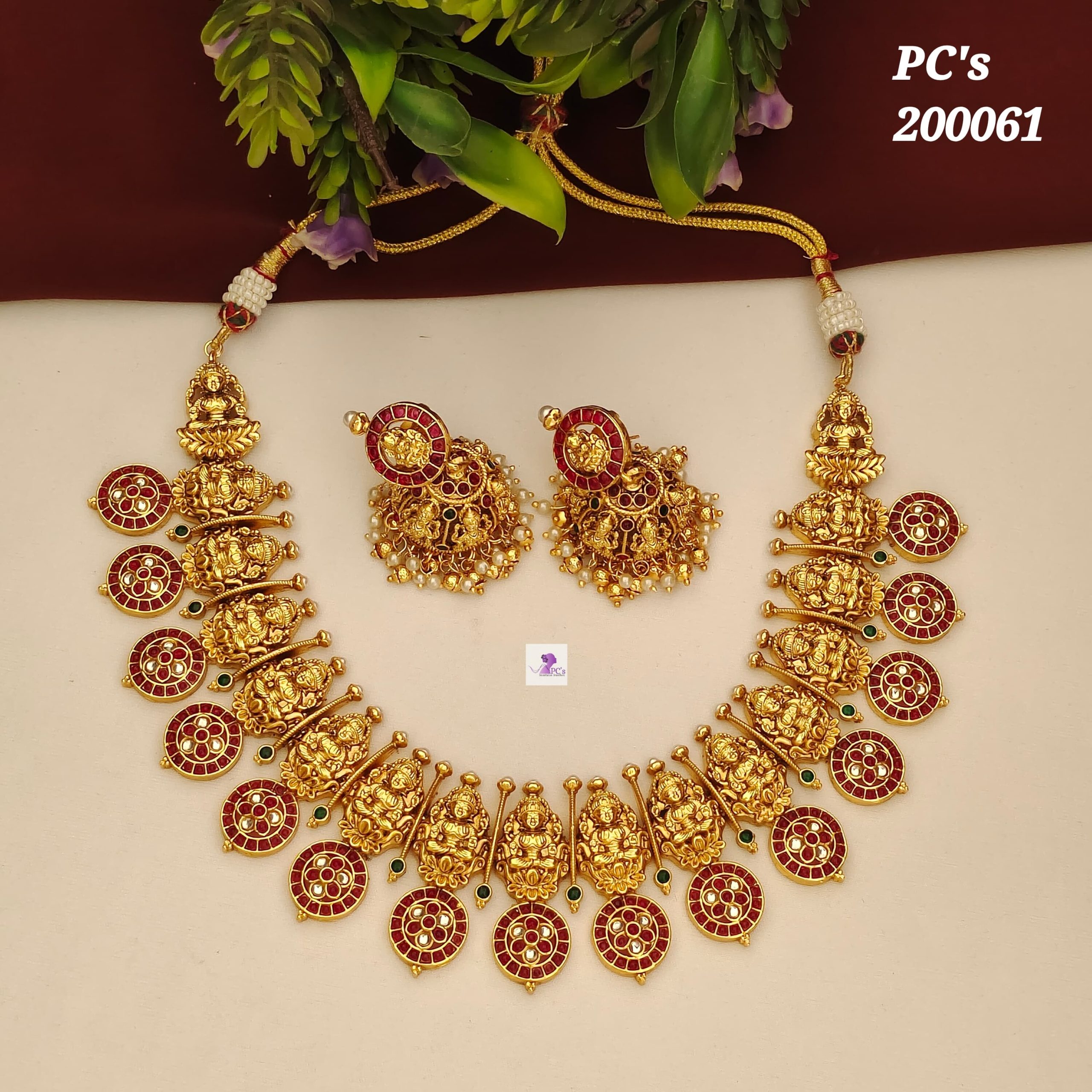 Kaasu Long Haram With Earrings - Image 2