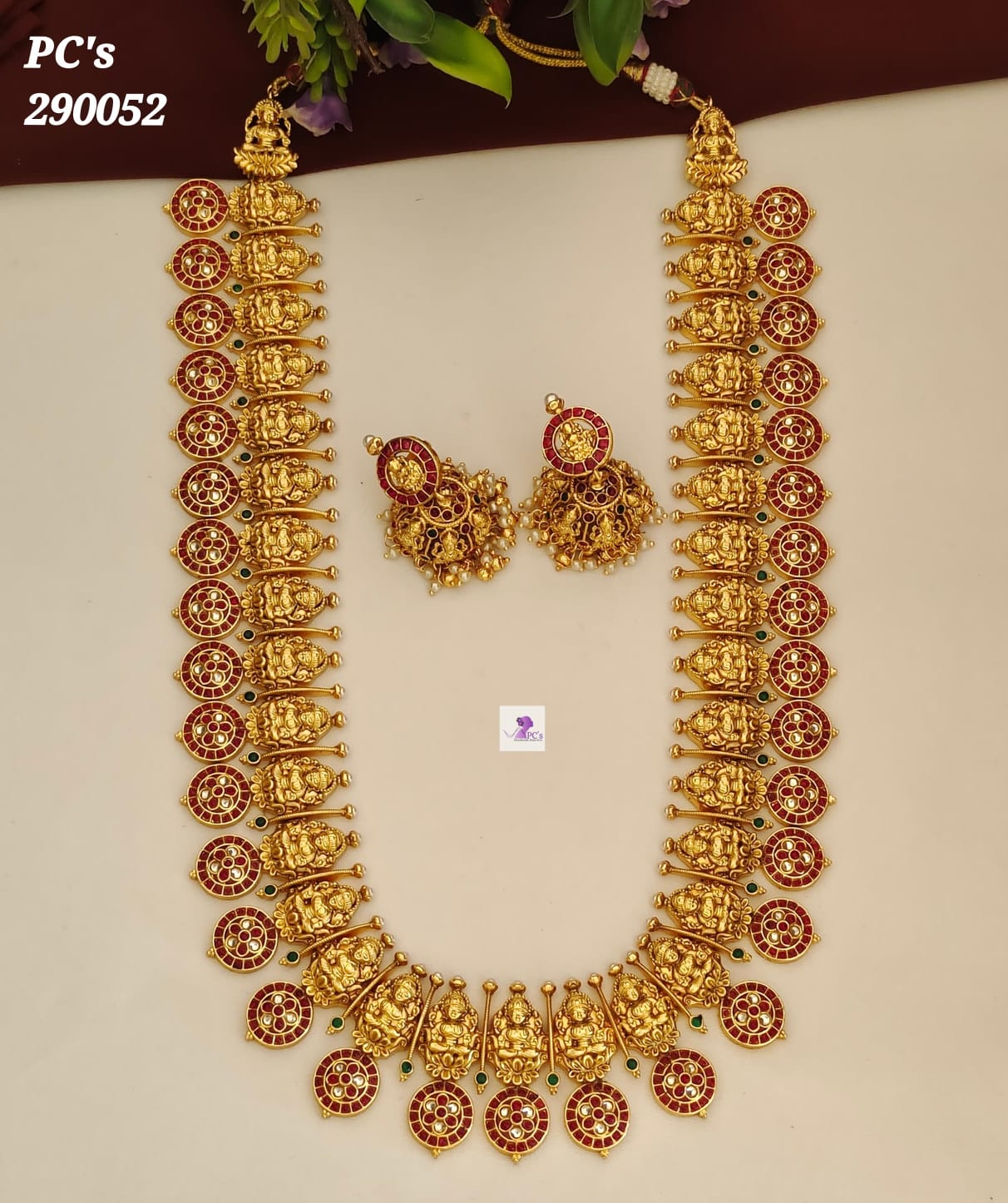 Kaasu Long Haram With Earrings