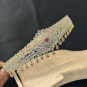 CZ Diamond Bridal Hipbelt