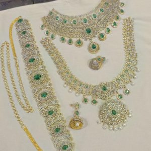 Heavy Bridal CZ Jewellery Sets
