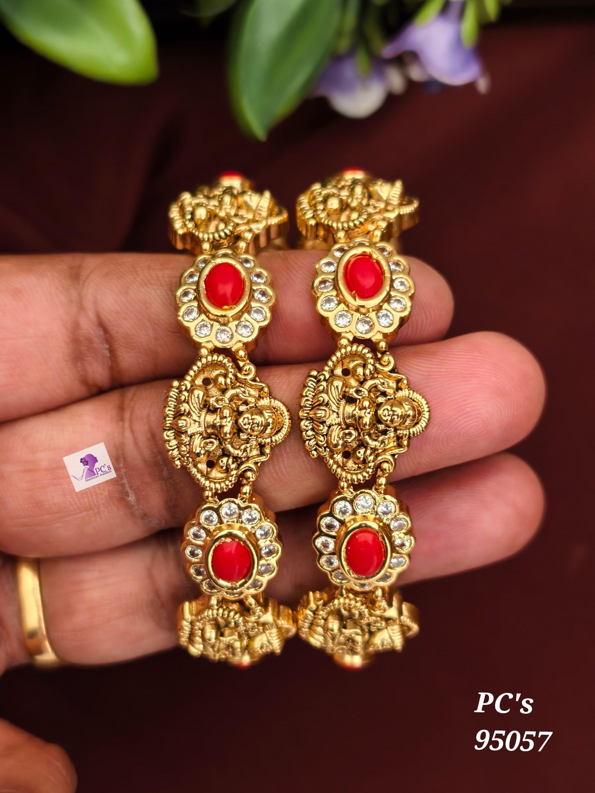 Matt Style Laxmi Devi Bangles