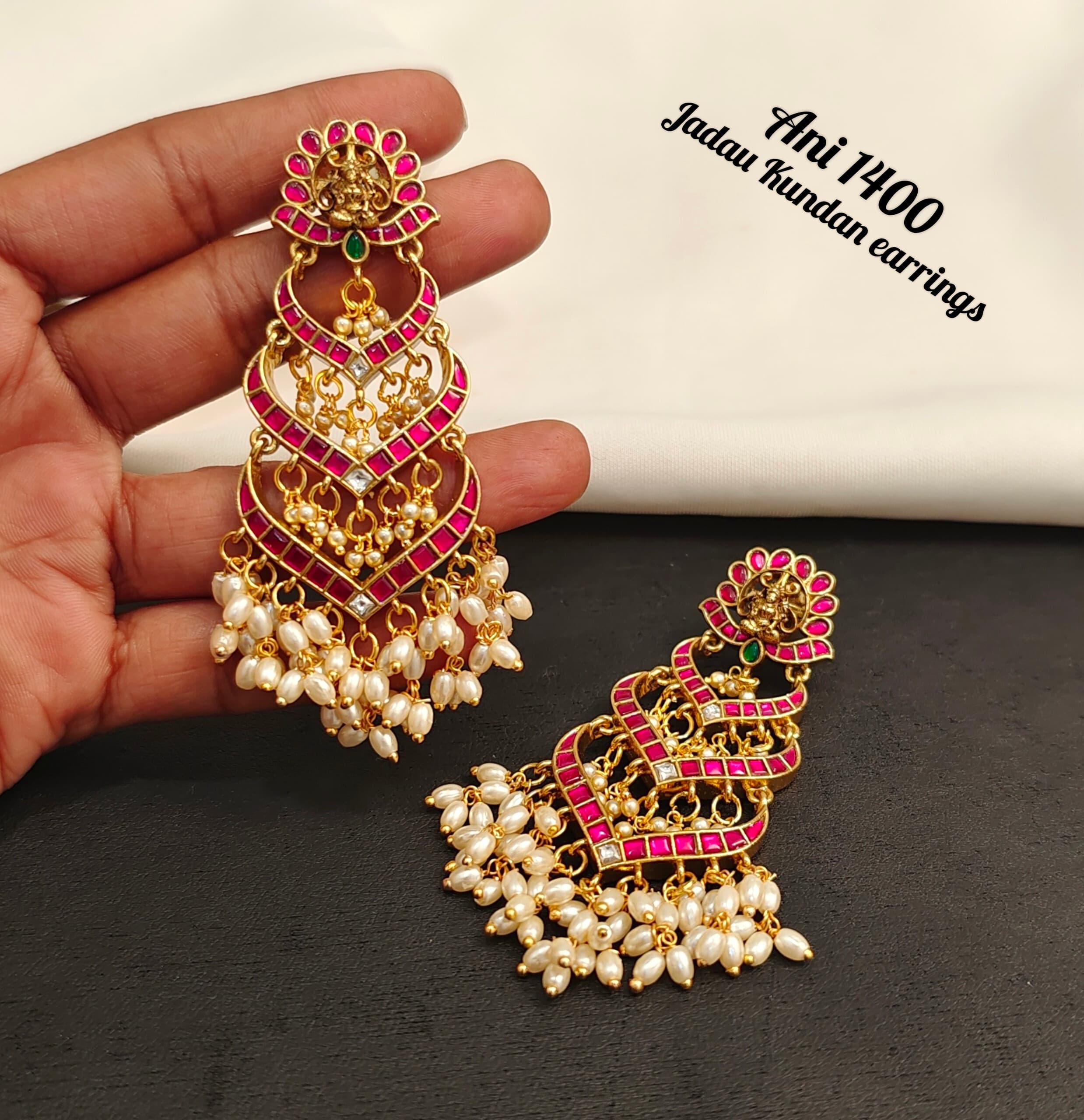 Jadau Kundan earrings