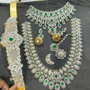 Diamond Jewellery Set For Brides