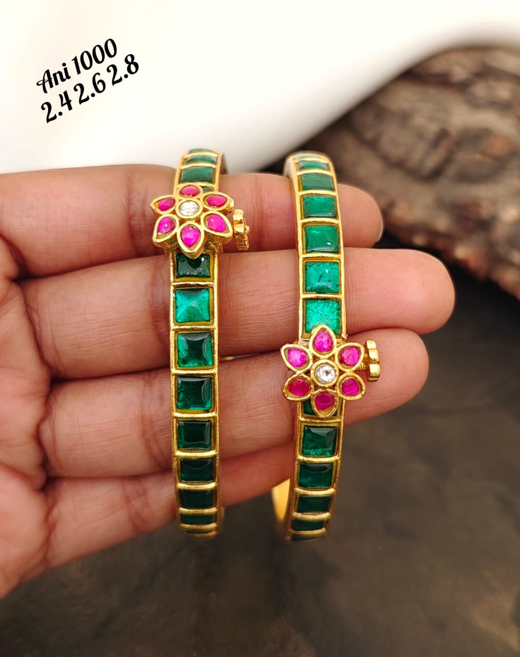 Kundan Bangles - Image 2
