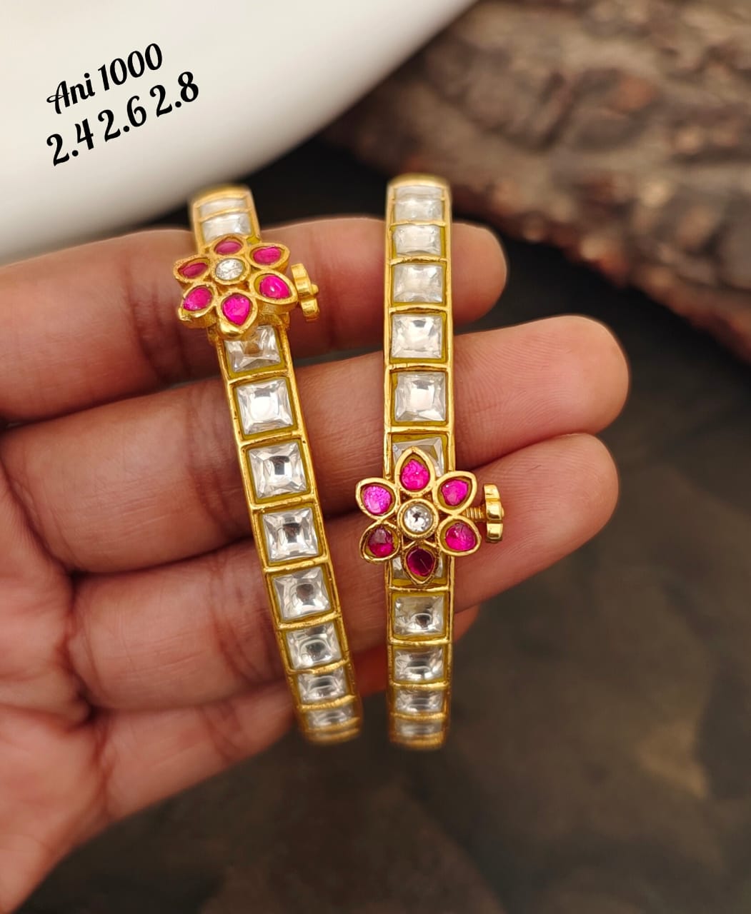 Kundan Bangles