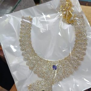 CZ Diamond Bridal Necklace Set Online