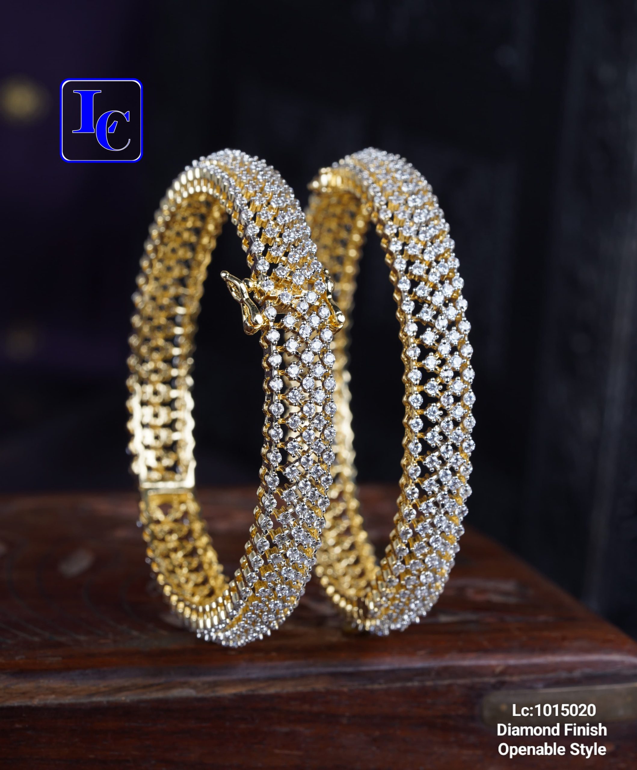 CZ Bangles For Brides