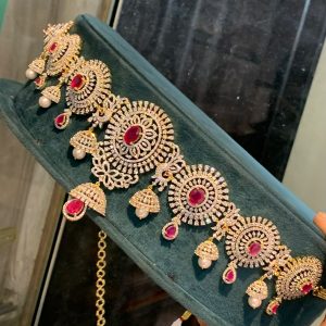 CZ Stone Bridal Hip Chain