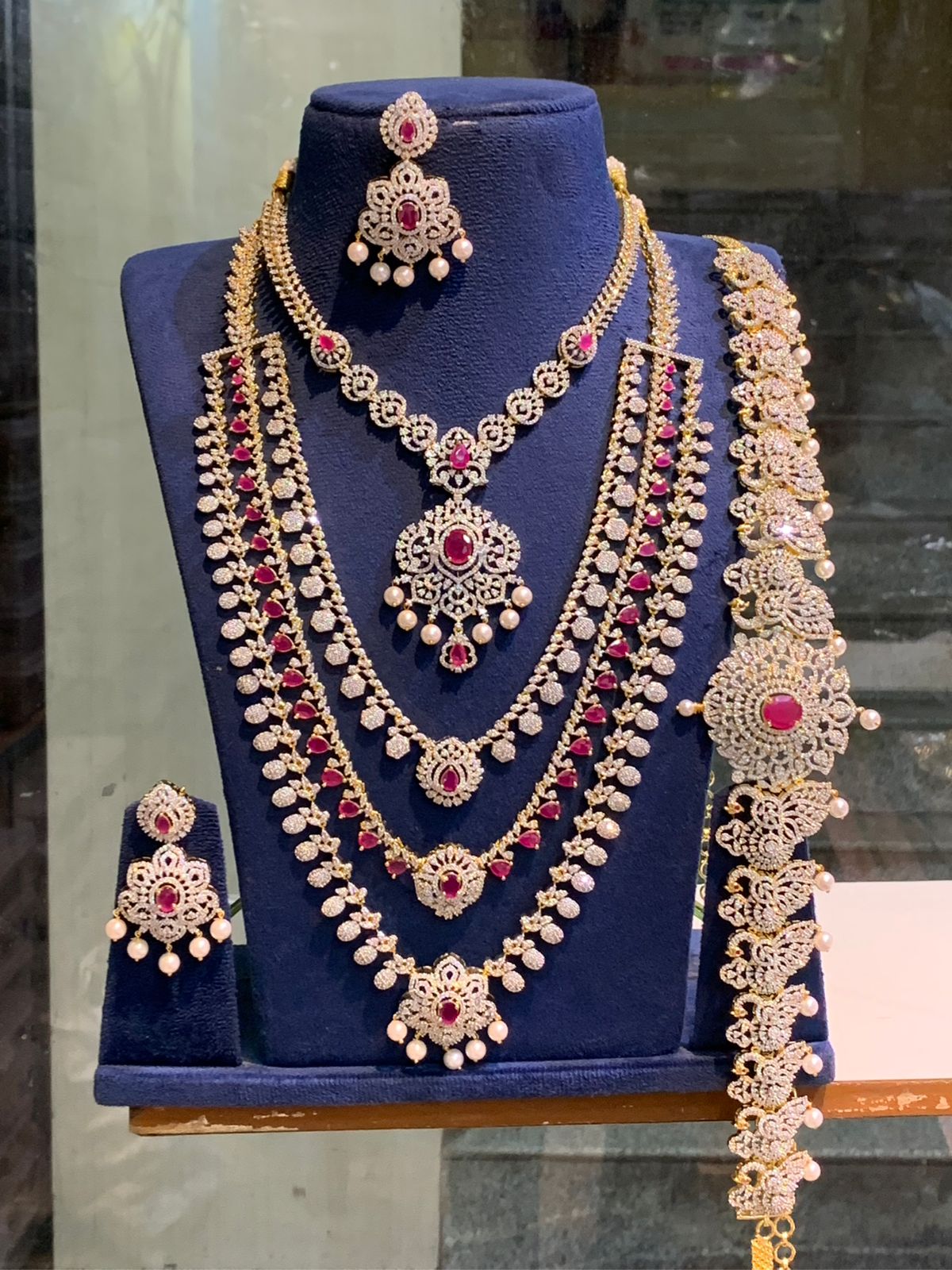 CZ Diamond Bridal Set For Women - Image 2