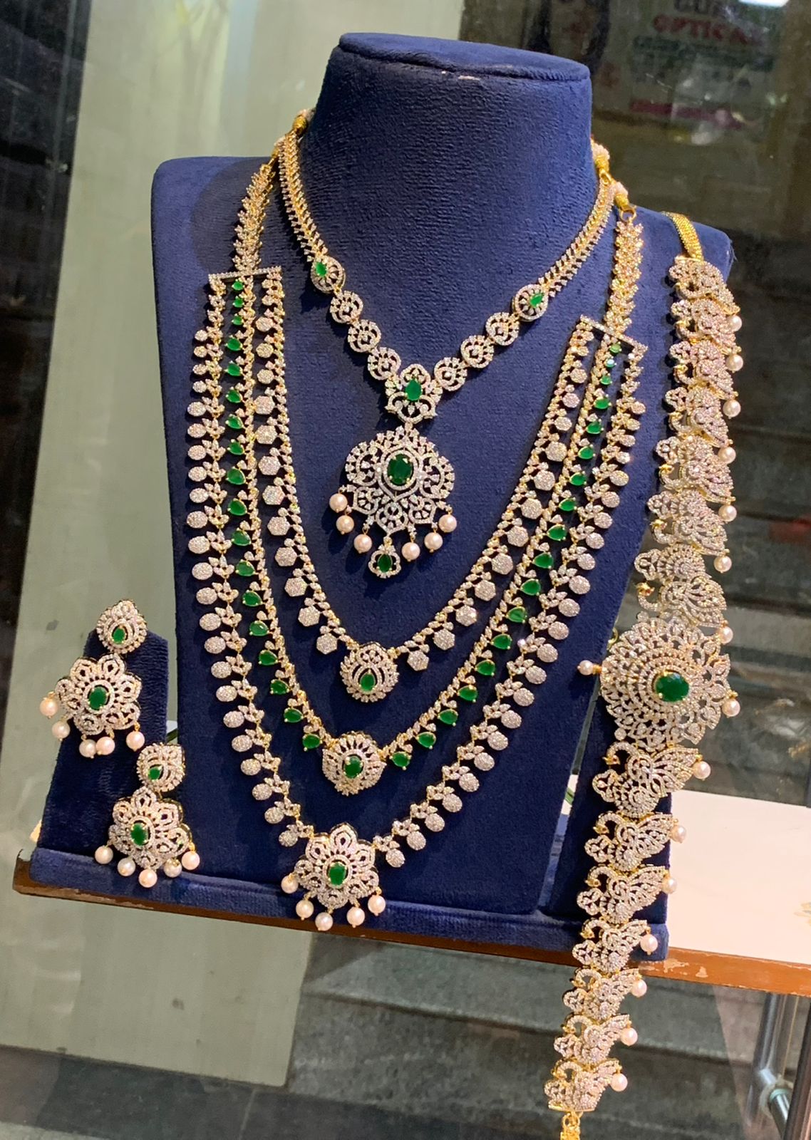 CZ Diamond Bridal Set For Women
