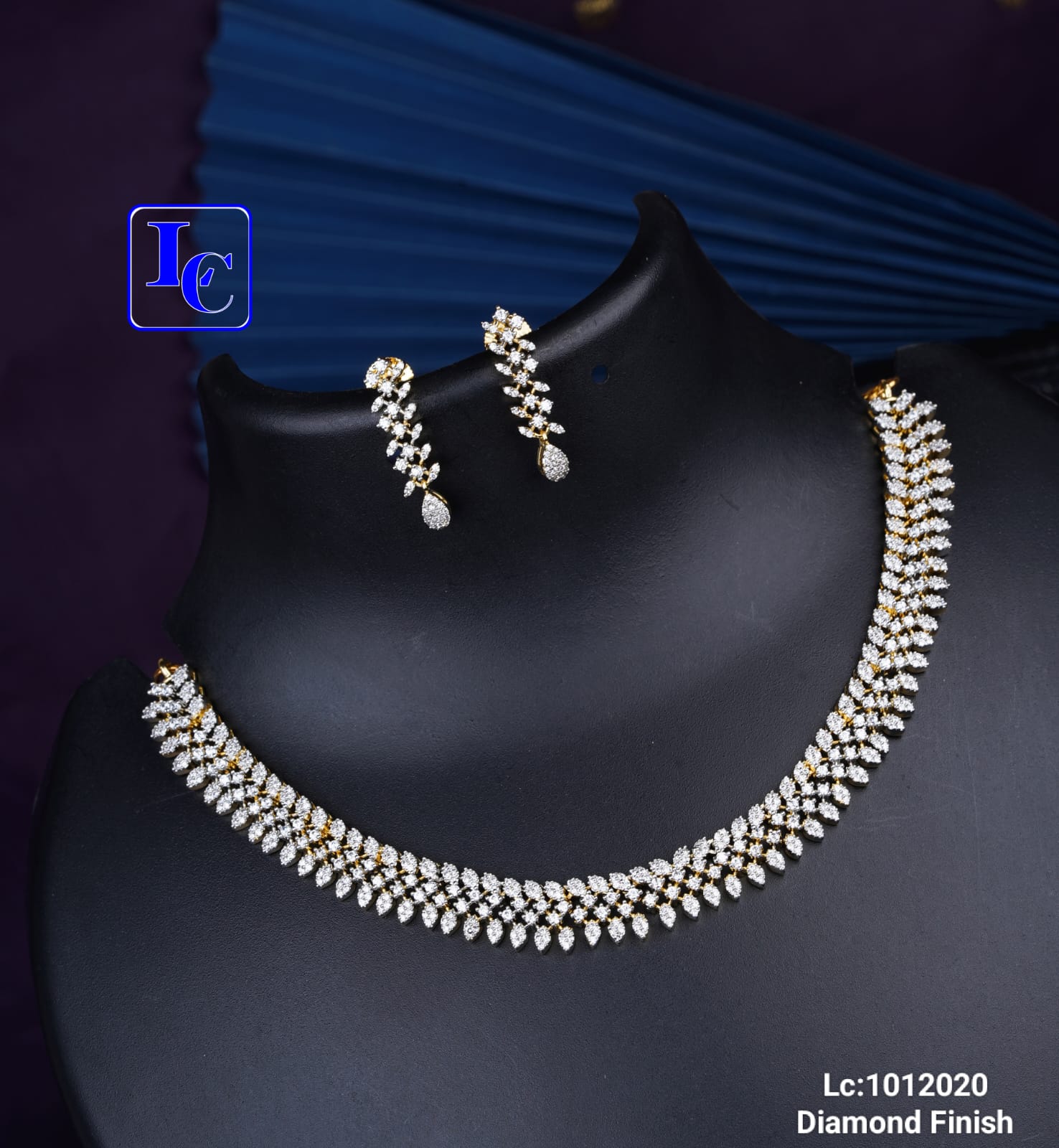 Simple CZ Stone Jewellery Set