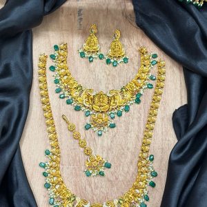 Complete Bridal Jewellery Set In Nakshi Finish