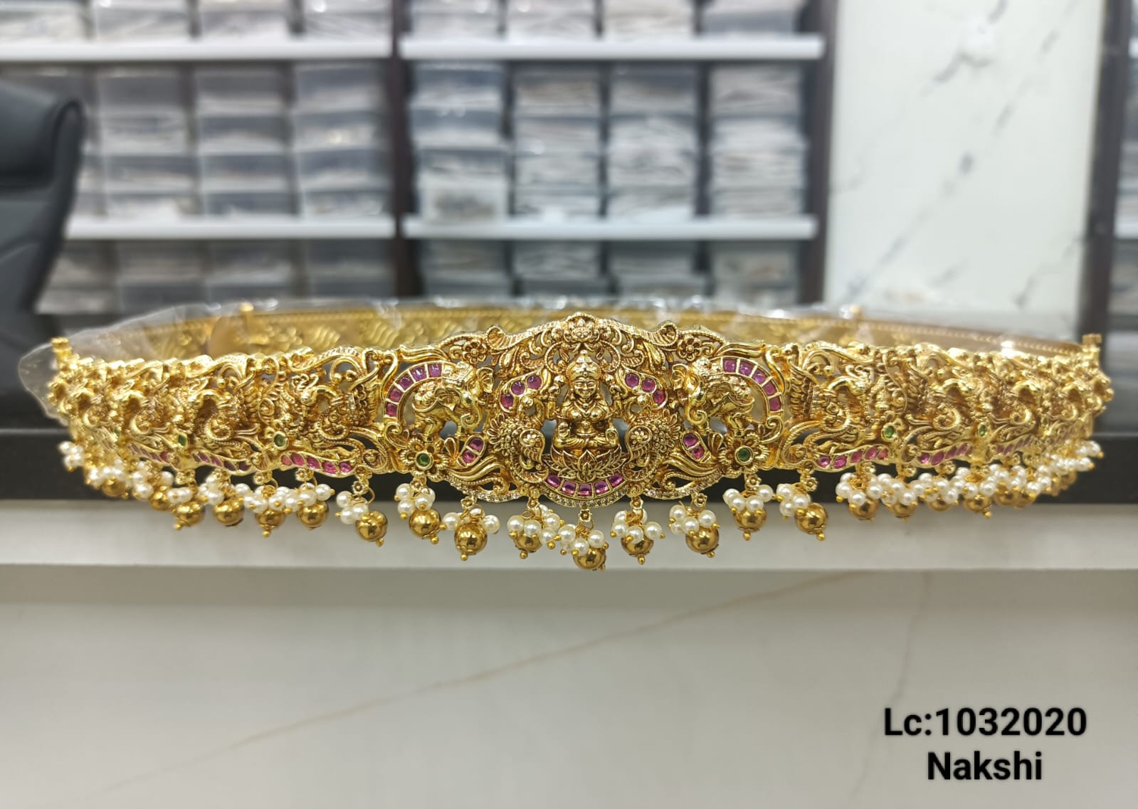 Bridal Vaddanam In Lakshmi Devi Design
