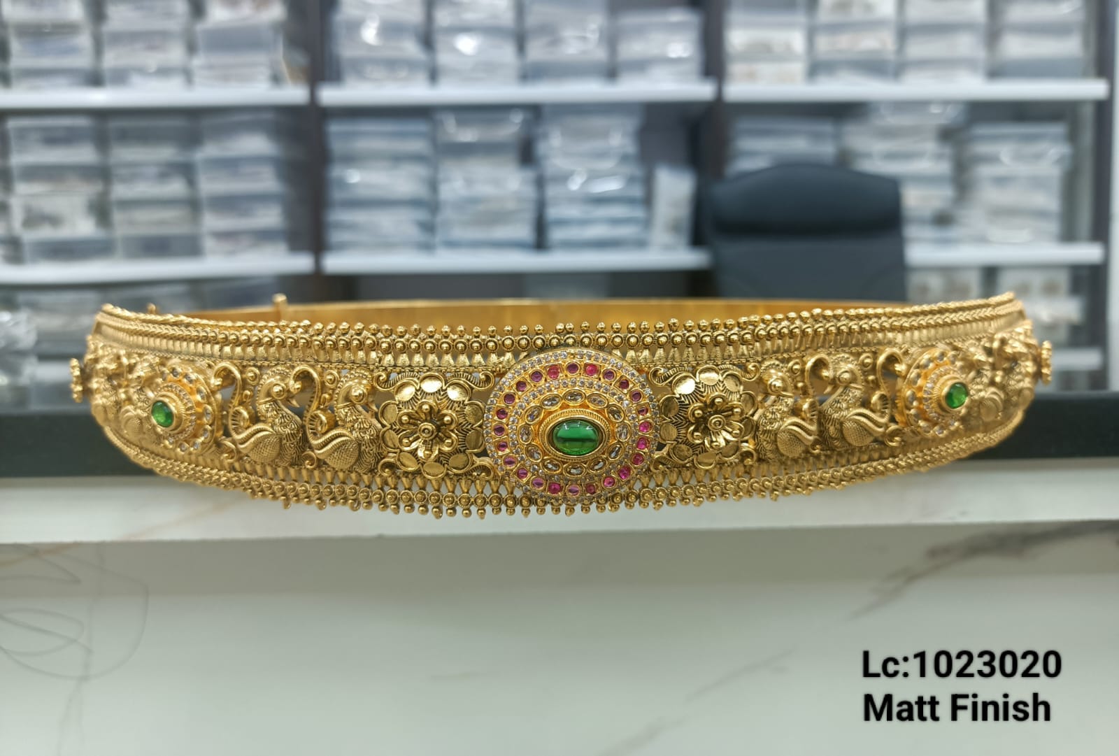 Gold Look Vaddanam For Brides