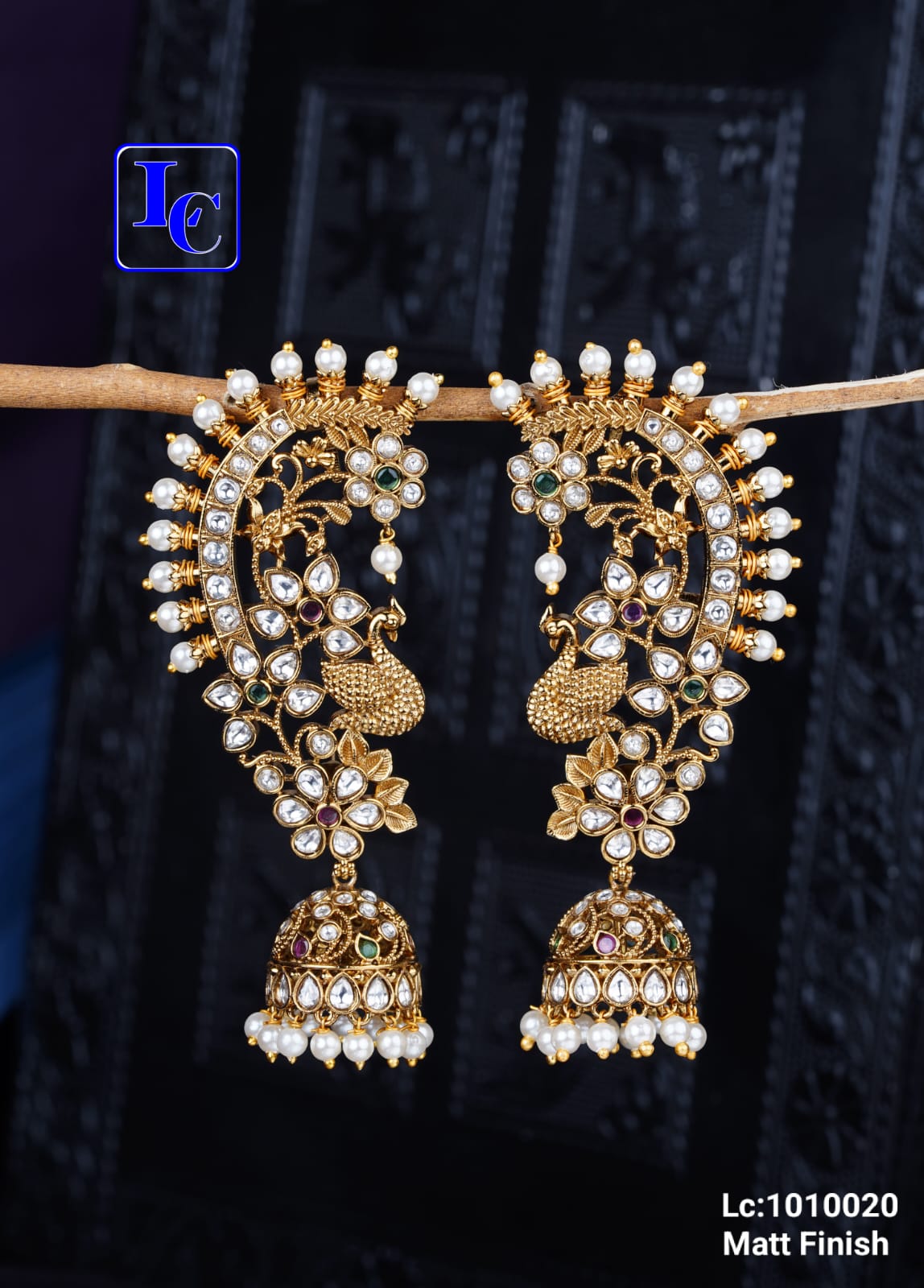 Kundan Ear Cuffs