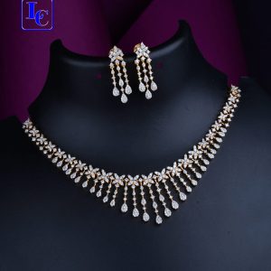 CZ Diamond Bridal Necklace