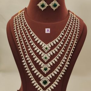 CZ Bridal Layered Haram