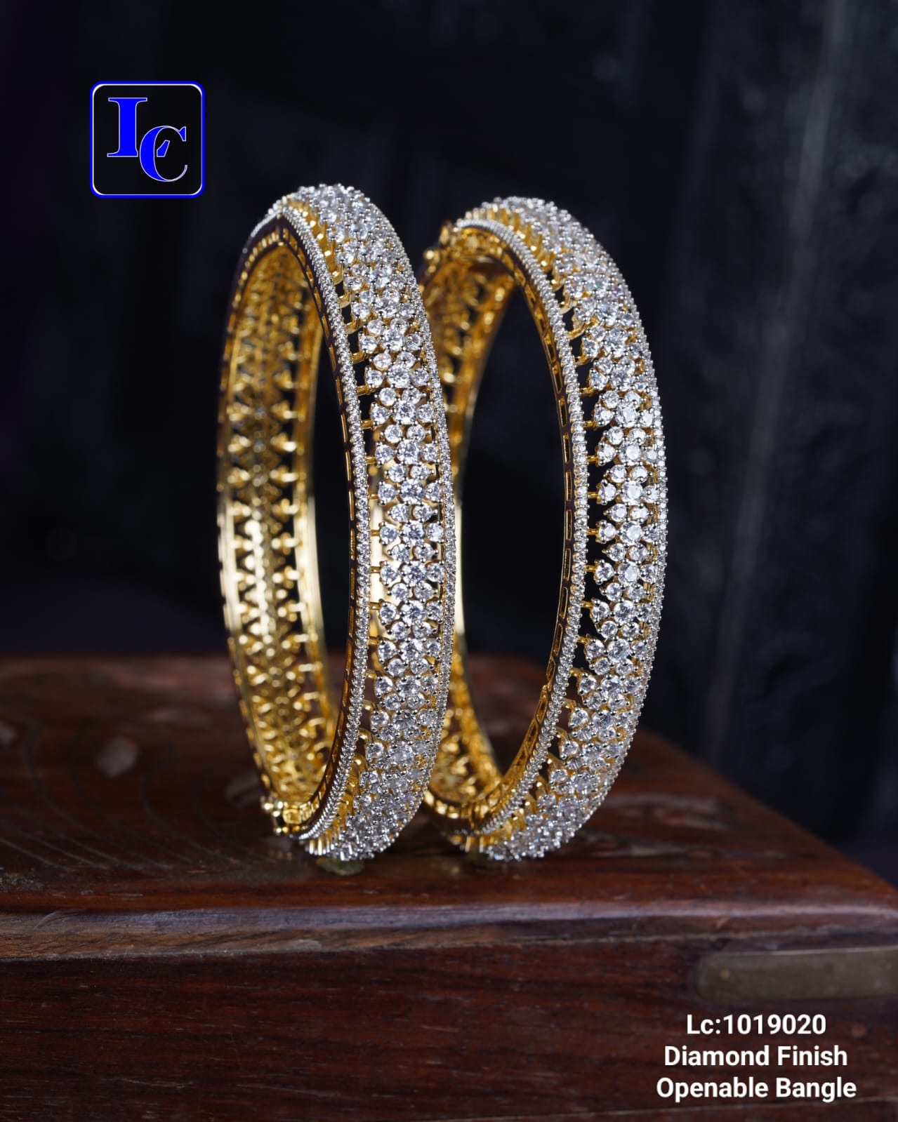 Simple Diamond Bangles Set - Image 2