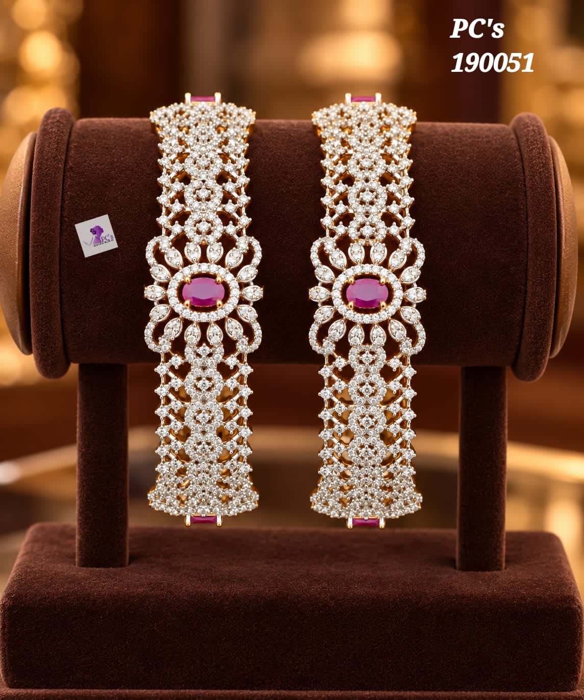 CZed Stone Bangles - Image 2