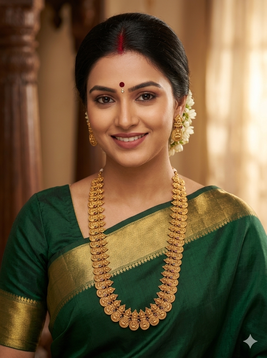Nakshi Finish Lakshmi Kasu Haram - Image 2